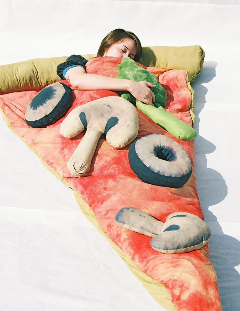 Pizza Sleeping Bag https://www.etsy.com/listing/96236038/plain-slice-of-pizza-sleeping-bag